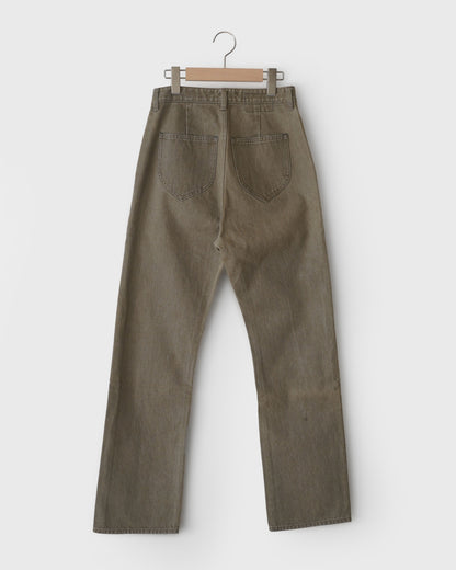 5PK Denim Trousers (MOSS BROWN)