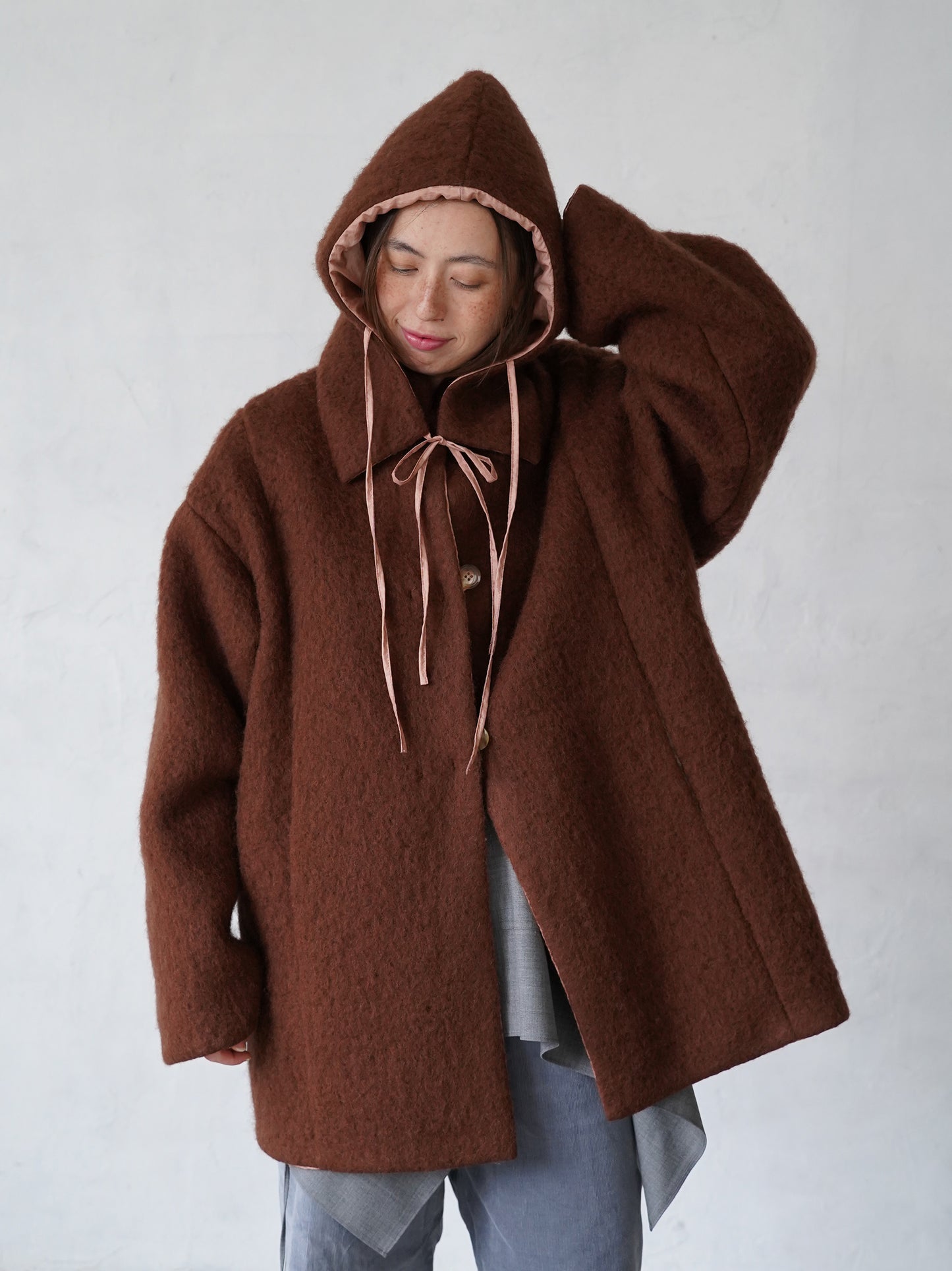 Dual Coat Taffeta & Boa