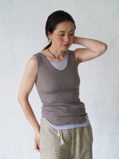 Picot Hem Tank Top