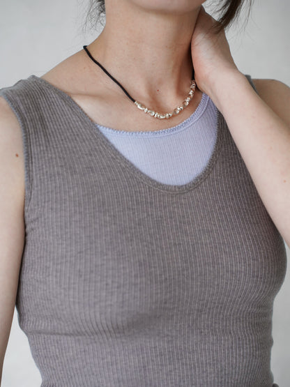 Picot Hem Tank Top