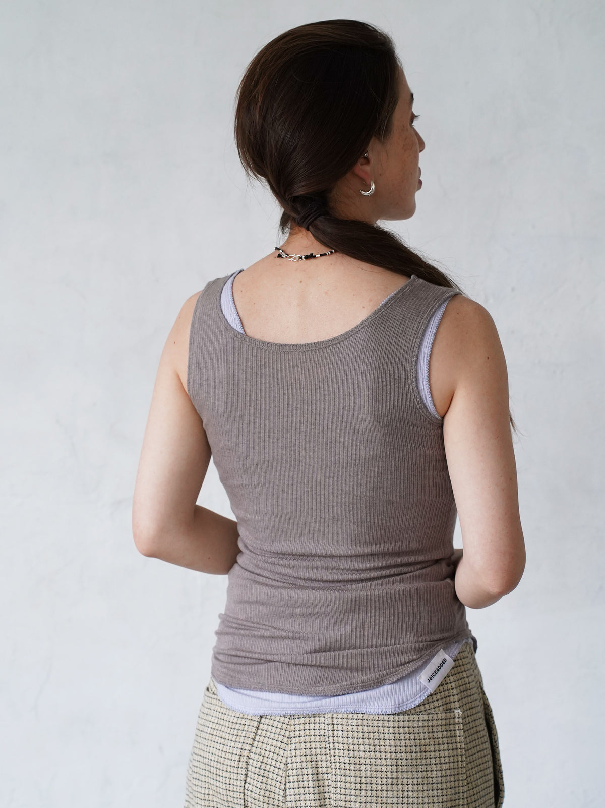 Picot Hem Tank Top