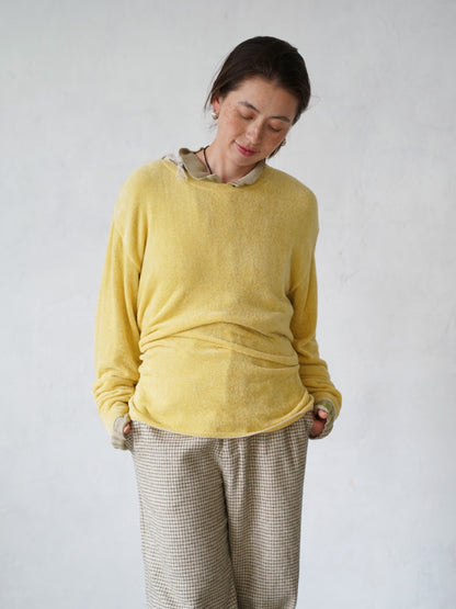 Velour Knit Sweater