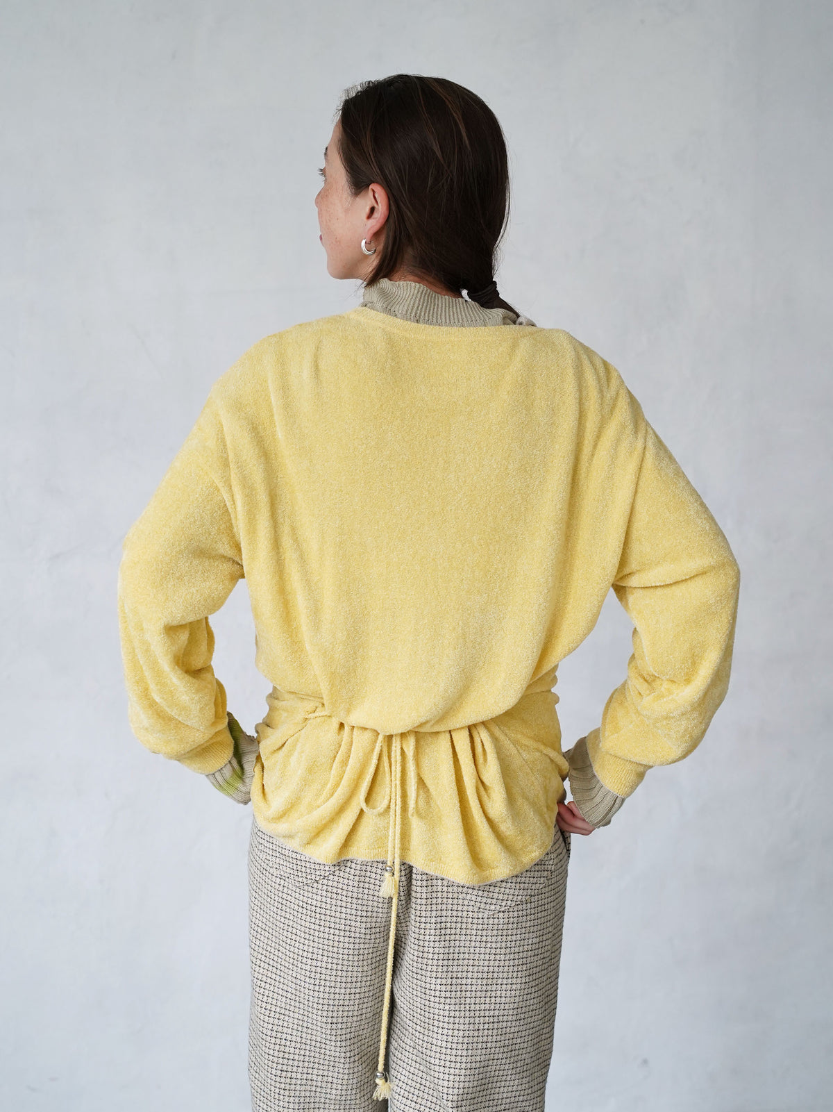 Velour Knit Sweater