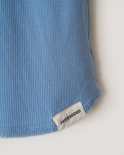 Jersey Wool Picot Hem Tank Top