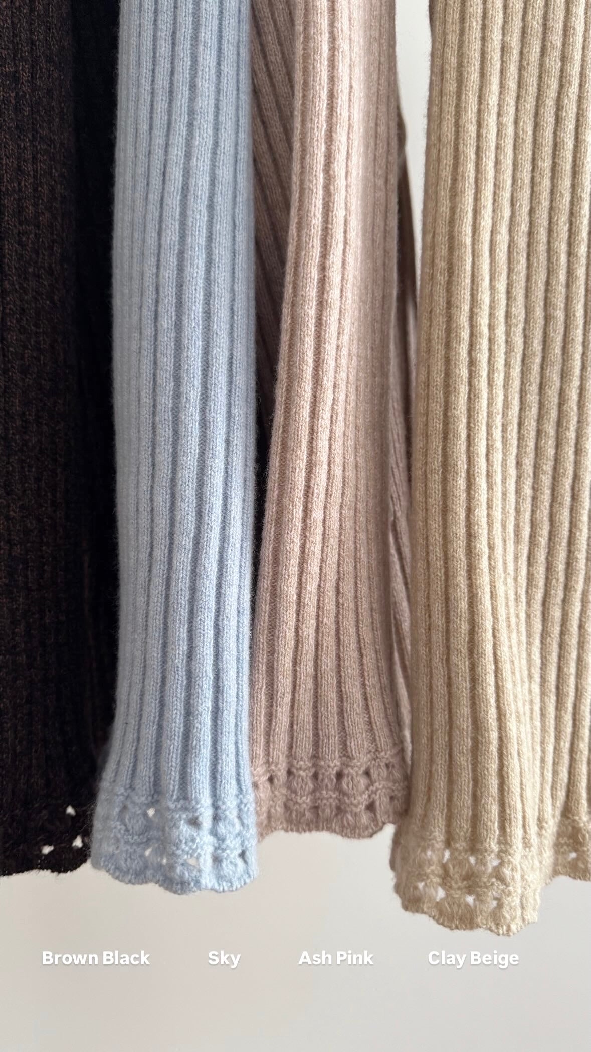 Wool Nuance Knit Polo