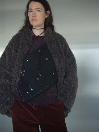 Dual Coat Taffeta & Boa