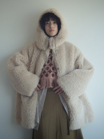 Dual Coat Taffeta & Boa
