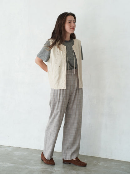 Leaves Embroidered  Vest