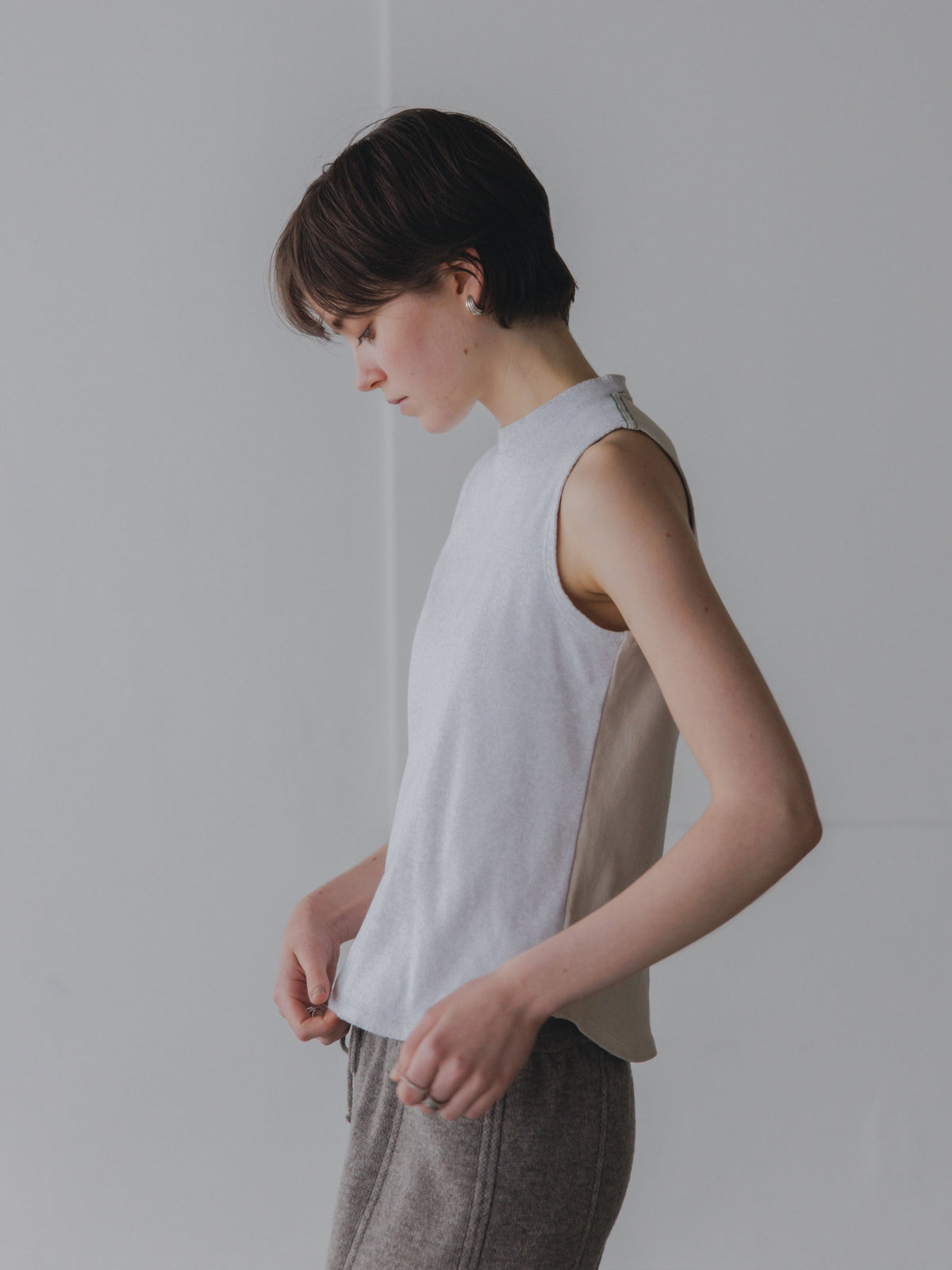 Picot Hem Tank Top