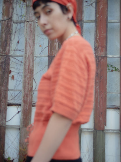 Geometric Eyelet Knit