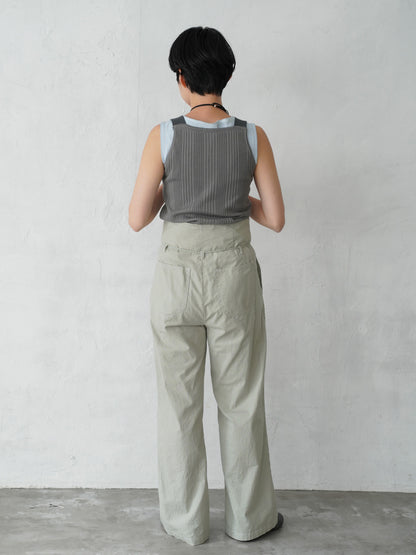 Leaves Embroidered  Pants