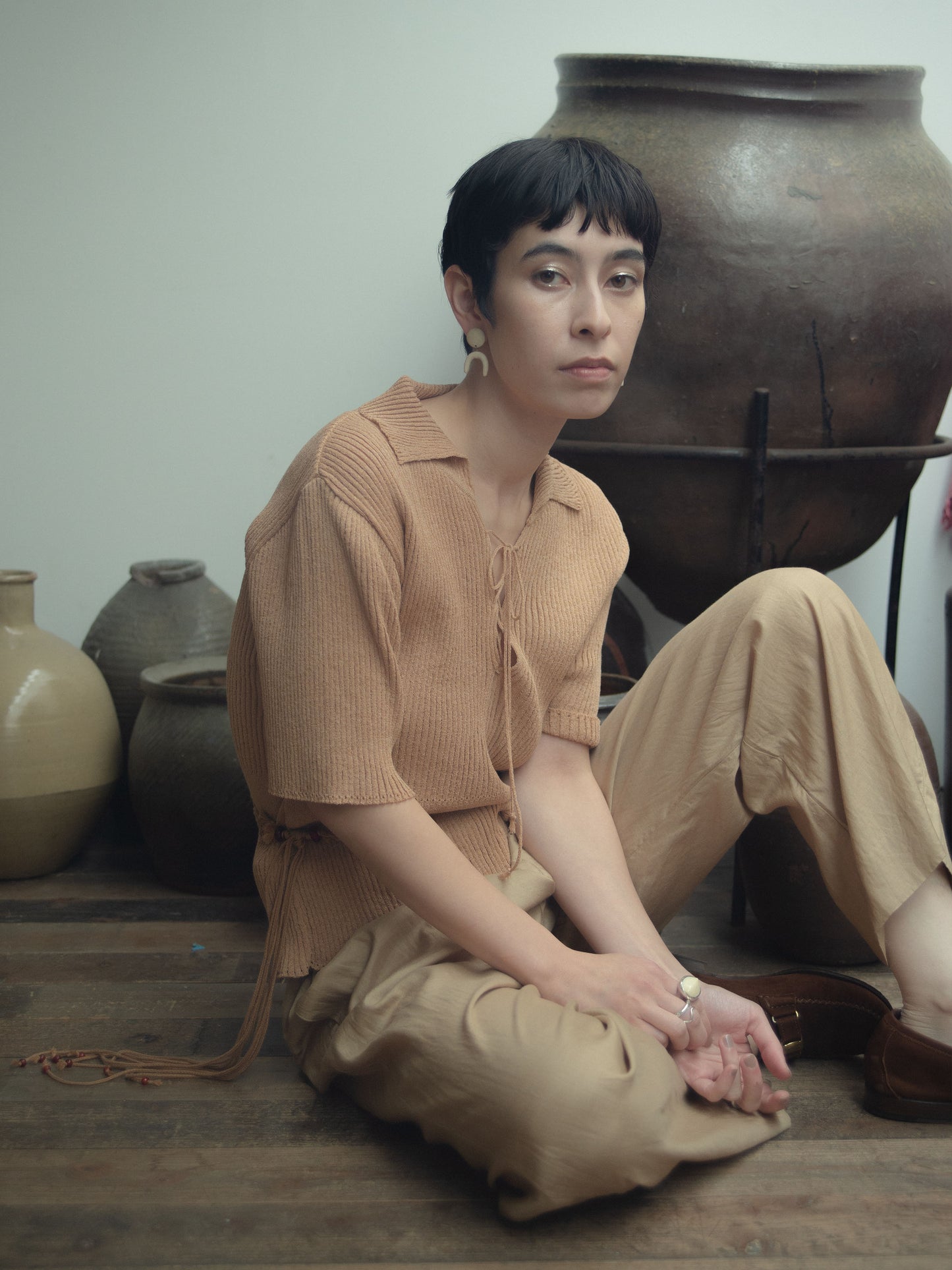 Line of Calm Trousers (Plain)