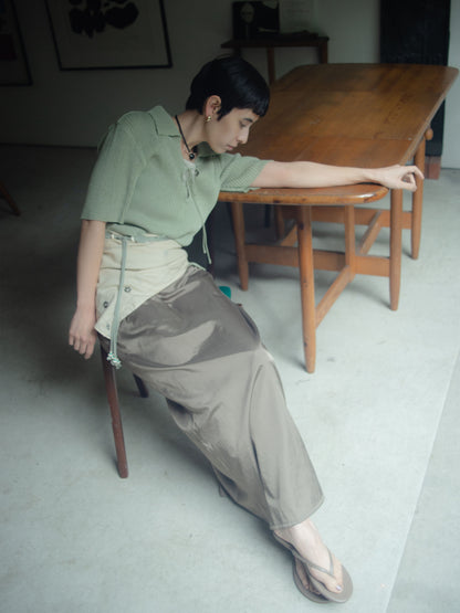 Mood Pencil Skirt (satin)