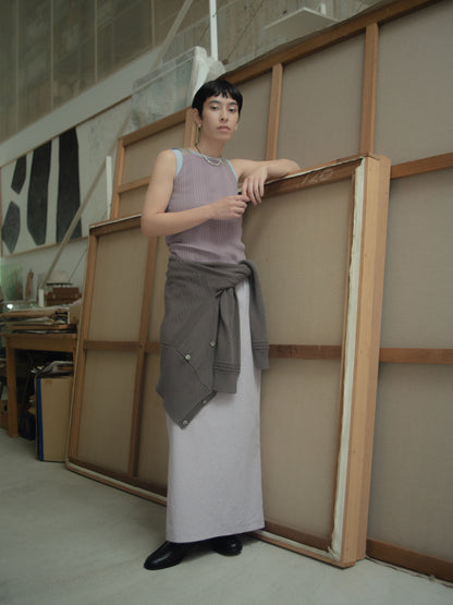 Mood Pencil Skirt (stripe&check)