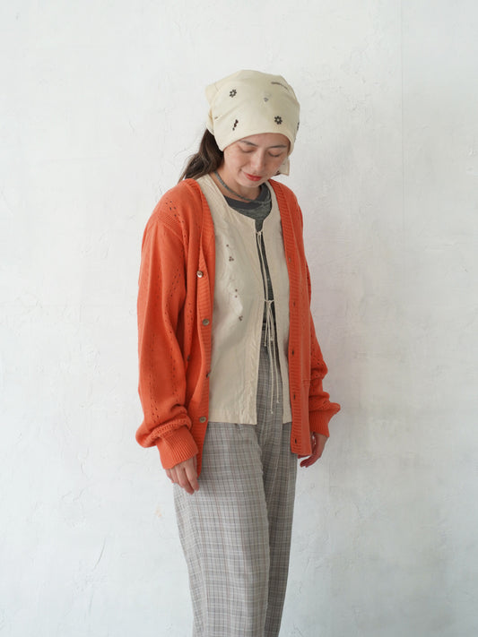 Leaves Embroidered  Vest