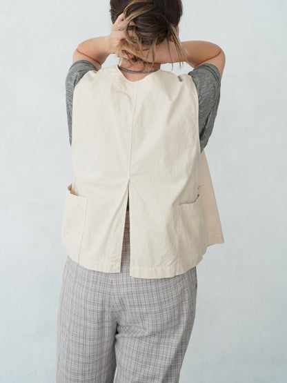 Leaves Embroidered  Vest