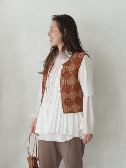 Embroidered Vest